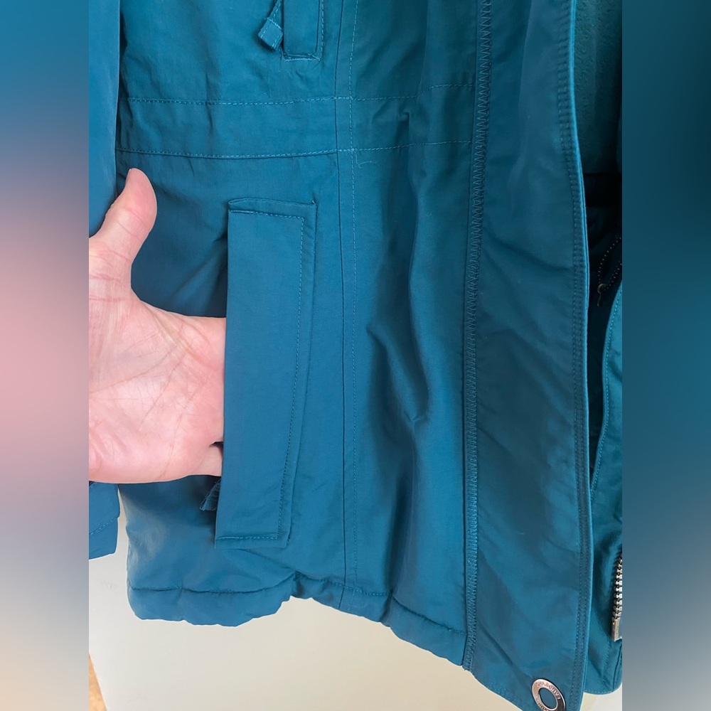 Lands’ End Women's Classic Squall Waterproof Insulated Parka Size XS Teal Winter - Picture 8 of 14